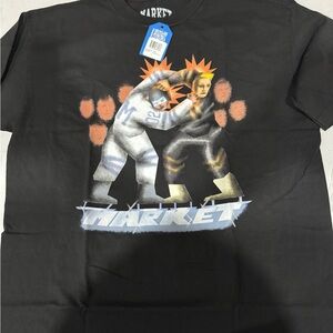 Market “Hands Down” T-Shirt in Black